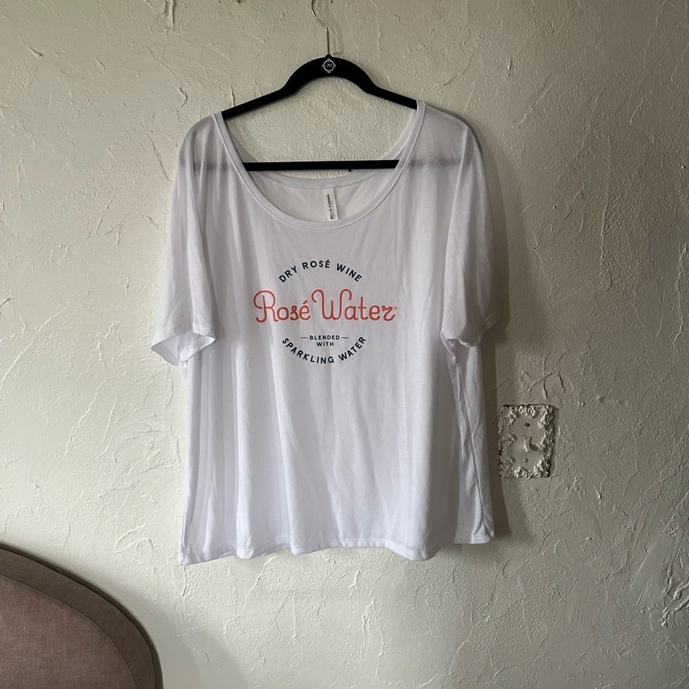 Rose water oversized tee sz x-large